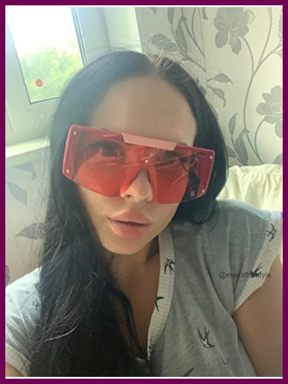 Oversized Square Shield Sunglasses UV400 Protection Unisex